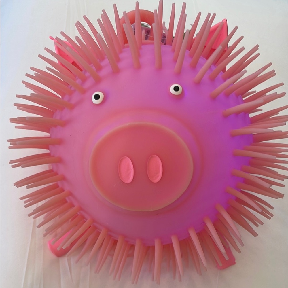 Pink Squishy Soft Spiky Feel-good Tactile Enjoyable Toy for Almost Any Age